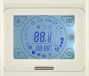 Терморегулятор с ЖК-дисплеем и сенсорными кнопками CLIMATIQ ST (ivory) в Пятигорске, Ессентуках и Кисловодске