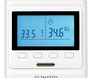 Терморегулятор с ЖК-дисплеем CLIMATIQ РT (white) в Пятигорске, Ессентуках и Кисловодске